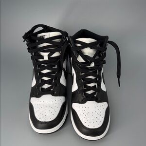 Nike Dunk High Women's Panda Black White Size‎ 6.5